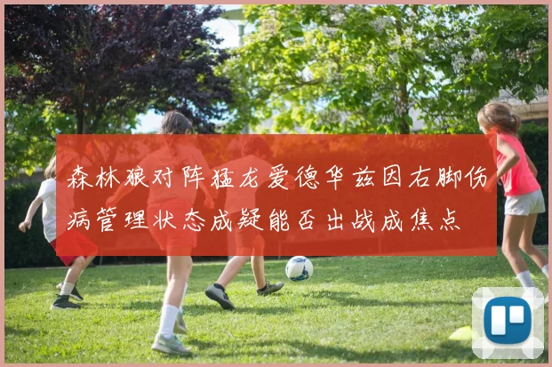森林狼对阵猛龙爱德华兹因右脚伤病管理状态成疑能否出战成焦点